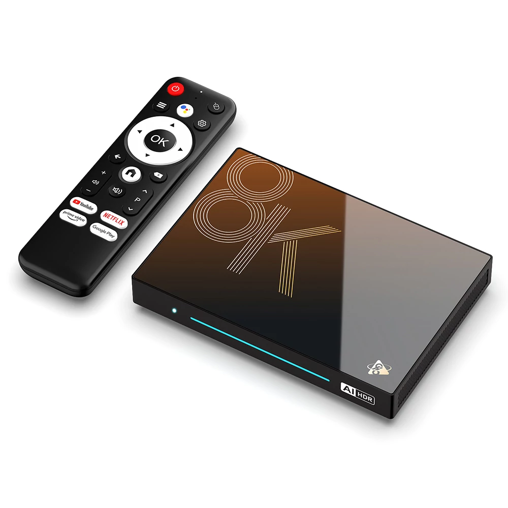 H96 Max M9S Android 14 TV Box – 8GB RAM, 128GB ROM, 8 magos RK3576