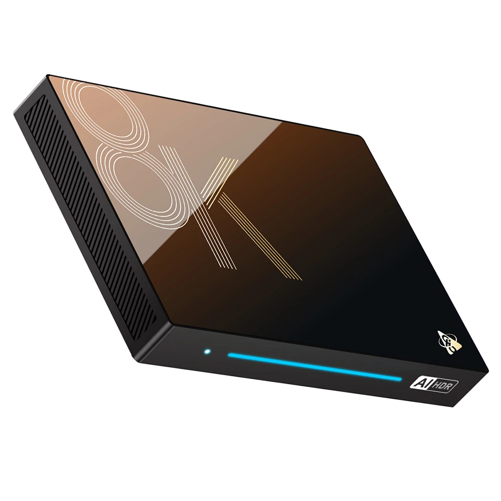 H96 Max M9S Android 14 TV Box – 8GB RAM, 128GB ROM, 8 magos RK3576