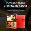 Kép 6/10 - EU ECO Raktár - Powkiddy RGB20 Kézi Retro Játékkonzol 4000 Beépített Játékkal IPS Kijelzővel - Piros