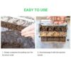 Kép 16/20 - Kézi talajblokkoló, 2 hüvelykes talajtömb-készítő talajtömítő eszköz dörzsölőkkel és 50 darabos újrafelhasználható növényi címkekert jelölővel a kert előkészítéséhez