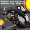 Kép 10/13 - P8 4K kettős kamerás drón ESC objektívvel, 4 oldalas akadályelkerülő útpont repülési kézmozdulatokkal vezérlő tárolótáska csomag - Fekete