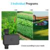 Kép 3/12 - Intelligens vezeték nélküli kerti öntözővíz időzítő vezérlő mobiltelefon távelérés - APP által időzítés