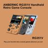 Kép 9/16 - RG351V 3,5 IN 640*480 kézi retro játékkonzol emulátor WiFi párosítás Beépített 16 GB PS1-hez - Szürke