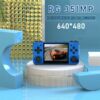 Kép 10/13 - RG351MP játékkonzol 3,5 hüvelykes kijelző 640*480 RK3326 nyílt forráskódú kézi dupla joystick - Kék