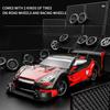 Kép 8/11 - 2,4 GHz-es 4WD RC Drift versenyautó 1/16 40km/h RTR - Piros