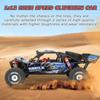 Kép 15/21 - Wltoys 124018 1/12 2,4 GHz 60 km/h terepjáró drift autó RTR 4WD alumíniumötvözet alvázzal, cinkötvözet hajtóművel - 2 akkumulátor