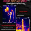 Kép 6/18 - Hordozható infravörös hőkamera, 2,8 hüvelykes TFT-kijelző látható fényfelbontás, tiszta felbontású képalkotó kamera -20 ℃ és 550 ℃ közötti hőmérsékletmérő műszer