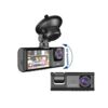 Kép 3/13 - 1080P DVR Dash kamera elülső és hátsó kamera vezető rögzítő 2 hüvelykes képernyő Dashcam támogatás éjszakai látás hurok rögzítés egy gombos zár