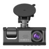 Kép 6/13 - 1080P DVR Dash kamera elülső és hátsó kamera vezető rögzítő 2 hüvelykes képernyő Dashcam támogatás éjszakai látás hurok rögzítés egy gombos zár