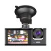 Kép 7/13 - 1080P DVR Dash kamera elülső és hátsó kamera vezető rögzítő 2 hüvelykes képernyő Dashcam támogatás éjszakai látás hurok rögzítés egy gombos zár
