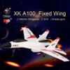 Kép 11/16 - WLtoys XK A100 2.4G 340mm 3CH RC repülőgép - Fehér