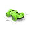 Kép 4/11 - 2,4 GHz-es RC Stunt autós távirányítós autós RC autós RTR 360 fokos elforgatás LED lámpával - Zöld