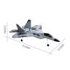 Kép 4/21 - WLtoys XKS A180 3 csatornás RC repülőgép - 3 akkumulátor