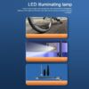 Kép 3/12 - 3 az 1-ben elektromos autógumi felfújó digitális kijelző LED-világítású Powerbankkal és előre beállított nyomás funkcióval (szivargyújtó típus)