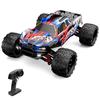 Kép 1/7 - 9501E 1/16 2,4 GHz 40 km/h távirányítós 4WD mászóautó - Piros, 1 akkumulátor