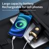 Kép 9/15 - Többfunkciós 3 az 1-ben autós vezeték nélküli porszívó, nagy teljesítményű porszívó és PowerBank és lámpa - Fekete