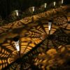Kép 5/8 - Napelemes fűnyíró lámpa kültéri ösvényen világos táj dekoratív kerti lámpák - Fehér