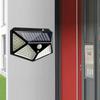 Kép 3/6 - 100 LED napelemes kültéri kerti lámpa, emberi test indukciós fali lámpa, újratölthető - 2 db