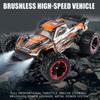 Kép 10/11 - HBX 2105A 1:14 4WD 2,4 GHz távirányítós teherautó 75 km/h sebességű terepjáró - Narancs, 3 akkumulátor