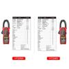 Kép 15/21 - HABOTEST AC/DC digitális bilincsmérő True-RMS multiméter, tartományellenállású többtesztelő árambilincs Amper Volt Ohm Dióda kapacitás-ellenállás folytonosság NCV hőmérséklet terhelhetőségi arány VFD tesztek