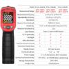 Kép 6/19 - TASI érintésmentes IR digitális kézi hőmérsékletmérő 12:1 pirométer színes LCD kijelző háttérvilágítással - -50～880 ℃