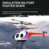 Kép 6/9 - 2,4 GHz-es távirányítós helikopter giroszkóp stabilizáló egygombos felszálló leszálló játék (kamera nélkül) - Fehér, 3 akkumulátor
