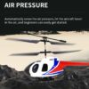 Kép 11/11 - 2,4 GHz-es távirányítós helikopter giroszkóp stabilizáló egygombos felszálló leszálló játék (480P kamera) - Fehér, 3 akkumulátor