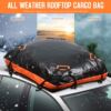 Kép 4/9 - 15 hüvelykes 600D Clip Mesh vízálló fényvédő autós tetős poggyásztáska