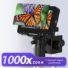 Kép 11/13 - FHD 1080P digitális mikroszkóp 4,3 hüvelykes IPS képernyővel a növényi rovarok megfigyeléséhez