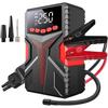 Kép 15/20 - Többfunkciós indítómotor 1500 A Peaks akkumulátor-erősítő tápegységgel és 150 PSI digitális gumiabroncs-felfújó LED-es fényű Power Bank funkcióval (intelligens klip)