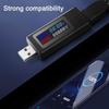 Kép 6/12 - KWS-V30 USB teljesítménymérő teszter 6 az 1-ben áramfeszültség kapacitás kikapcsolás memória funkcióval - Fehér