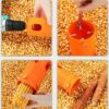Kép 3/10 - Hordozható kukorica hámozható cséplőgép Használja elektromos kukoricafúró szerszámmal - Narancs