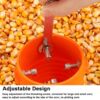 Kép 6/10 - Hordozható kukorica hámozható cséplőgép Használja elektromos kukoricafúró szerszámmal - Narancs