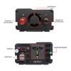 Kép 7/11 - Tiszta szinuszos inverter DC 12V/24V - AC 220V-240V 800W Tiszta szinuszos inverter, kettős USB-portos hűtőventilátor autós lakóautó-csónak hálózaton kívüli áramellátásához