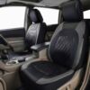 Kép 6/7 - Autós univerzális PU bőr ülésvédő teljes készlet autós SUV járművekhez (9 darab) - Szürke