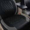 Kép 7/7 - Autós univerzális PU bőr ülésvédő teljes készlet autós SUV járművekhez (9 darab) - Szürke