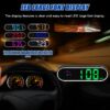 Kép 9/9 - Autós kijelzős GPS digitális sebességmérő színes LED-es kijelzővel, órával és iránytű funkcióval, sebességtúllépés riasztóval teherautó SUV RV-hez