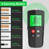 Kép 13/14 - LCD háttérvilágítású kijelző Digitális fali fém érzékelő fa, csapkereső AC kábel szkenner Öt szkennelési mód kapcsolható