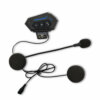Kép 1/5 - BT-12 Vezetéknélküli Motorkerékpáros Bluetooth Headset - Fekete