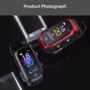 Kép 7/10 - 2-In-1 TWS True Wireless BT5.0 Sport fülhallgató és Fitness Tracker Lépésszámláló Kalóriaszámláló Egészségtevékenységmérő Okosóra - Fekete