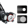 Kép 7/10 - OUTERDO LED 5 Üzemmóddal Rendelkező LED Fejlámpa Újratölthető Akkumulátorral - Fekete