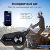 Kép 4/19 - EU ECO Raktár - docooler Motorkerékpáros Sisakra Erősíthető Vezetéknélküli Bluetooth 5.0 Intercom Headset - Fekete