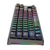 Kép 10/17 - BAJEAL K71 Vezetékes 71 Gombos Mechanikus Gamer Billentyűzet RGB Háttérvilágítással