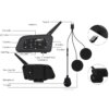 Kép 2/10 - EU ECO Raktár - EJEAS V6 Pro Sisakra Erősíthető Vezetéknélküli Bluetooth Kihangosító Headset - Fekete