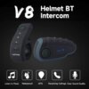 Kép 15/15 - EU ECO Raktár - VNETPHONE V8 Motorkerékpáros Vezetéknélküli Bluetooth Intercom Headset - Szürke