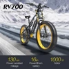 Kép 2/20 - EU ECO Raktár - 26Inch 1000W Elektromos E-Bike Kerékpár 130KM Hatótávval 42km/h Végsebességgel - Fekete