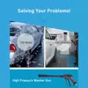 Kép 8/9 - Nagynyomású mosópisztoly hosszabbítórúddal 4000 PSI hordozható kézi autómosó M22 vízbemeneti 1/4 hüvelykes fúvókacsatlakozó - Típus 1