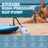 Kép 2/20 - EU ECO Raktár - AIRBANK D6 20PSI DC 12V Kétlépcsős hordozható légszivattyú - Lila