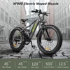 Kép 2/16 - EU ECO Raktár - BEZIOR XF900 Elektromos E-Bike Kerékpár 48V 500W Motorral 12.5AH Akkumulátorral 45km/h Maximális Sebességgel - Fekete