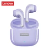 Kép 1/7 - Lenovo LP40 True Wireless Vezetéknélküli BT 5.1 Mini Fülhallgató Töltő Tokkal - Lila